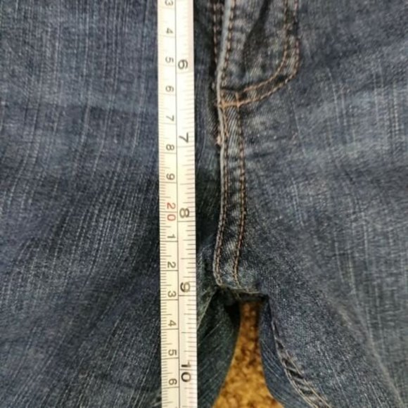 Lee Slender Secret Lower On The Waist Bootcut Jeans Womens 10 Short studded - Picture 7 of 9